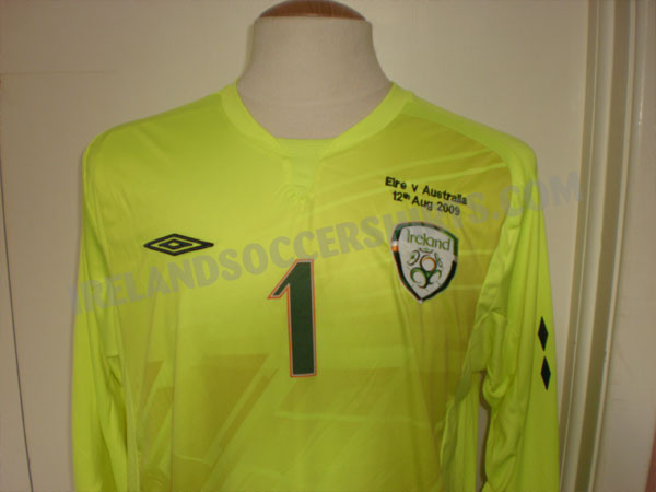 maillot république d'irlande gardien 2009 pas cher