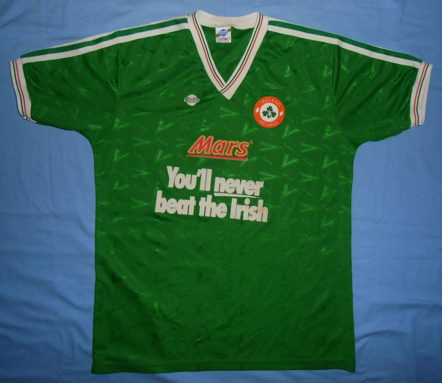 maillot république d'irlande particulier 1990 rétro