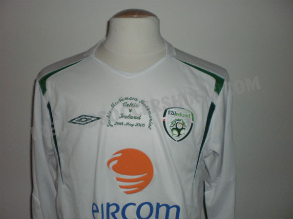 maillot république d'irlande particulier 2006-2007 rétro