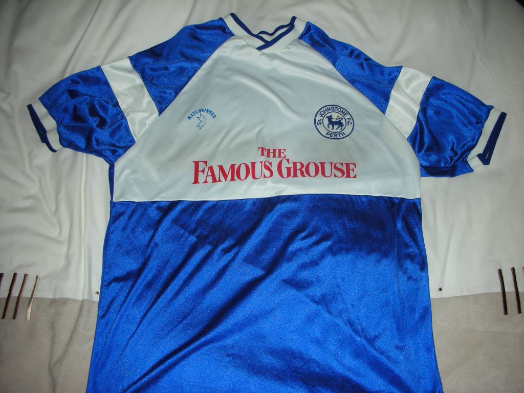 maillot saint johnstone domicile 1986-1989 rétro