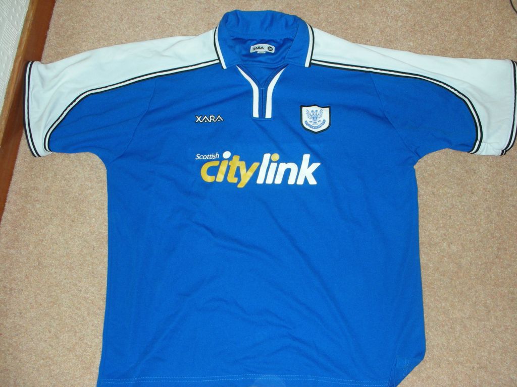 maillot saint johnstone domicile 2002-2003 rétro