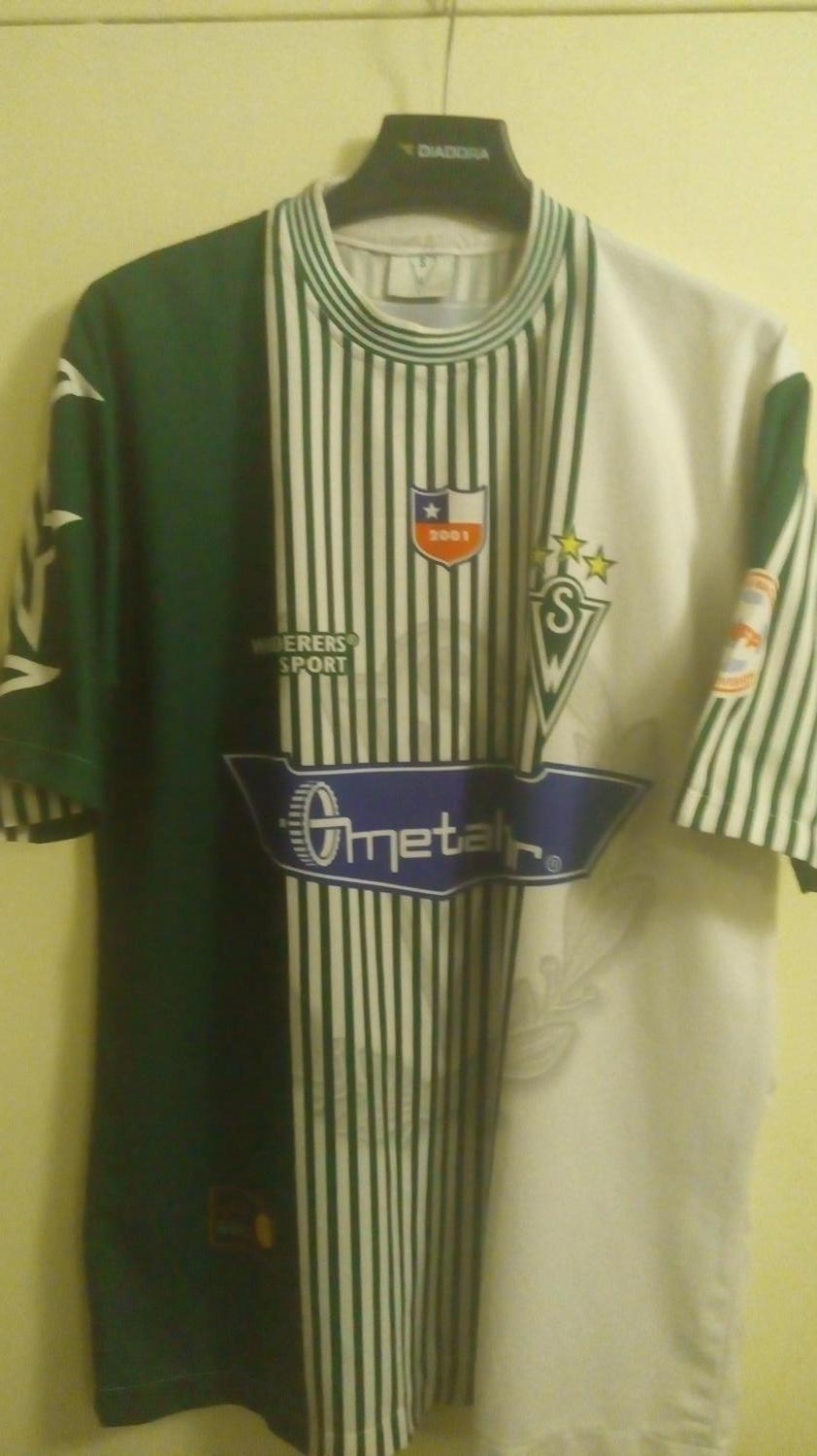 maillot santiago wanderers domicile 2001-2002 rétro