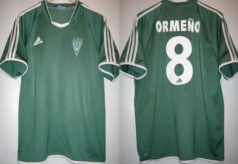 maillot santiago wanderers domicile 2003 rétro