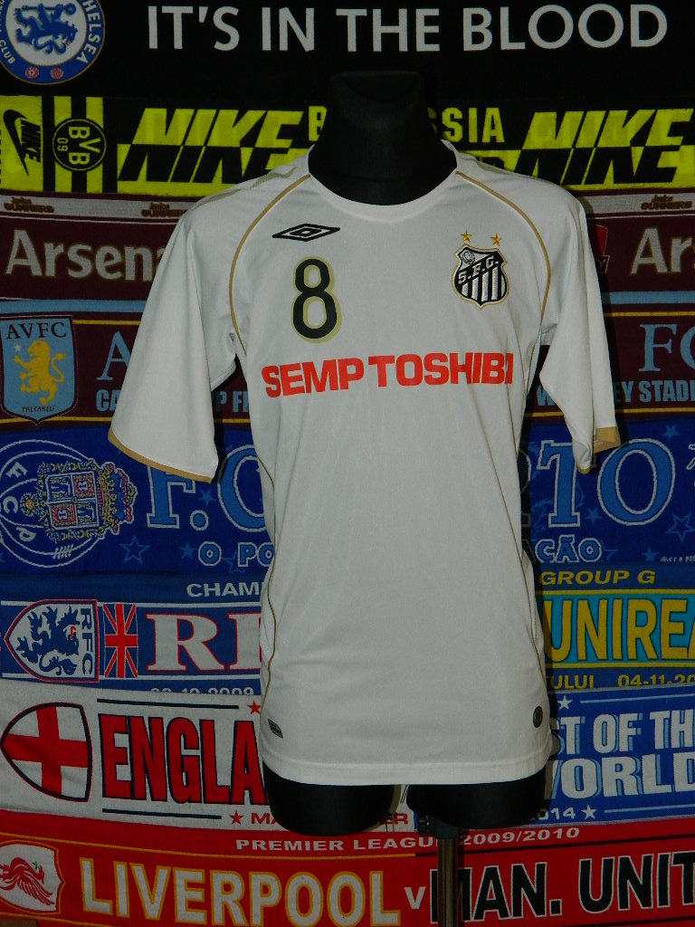 maillot santos fc domicile 2007-2008 rétro