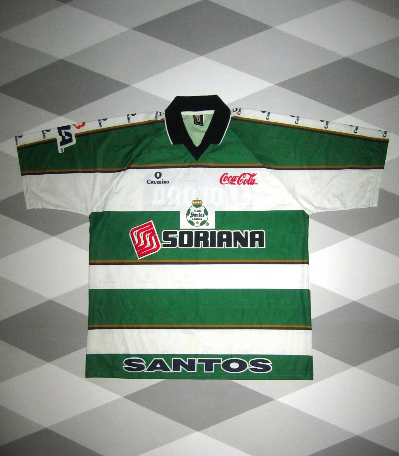 maillot santos laguna domicile 2001-2002 rétro