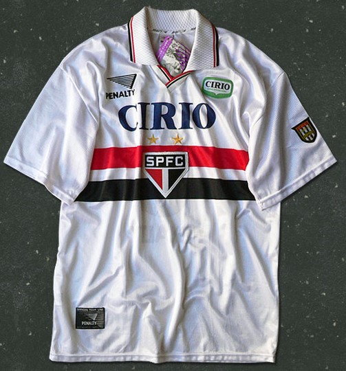 maillot são paulo fc domicile 1999 pas cher