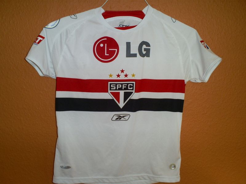 maillot são paulo fc domicile 2007-2008 pas cher