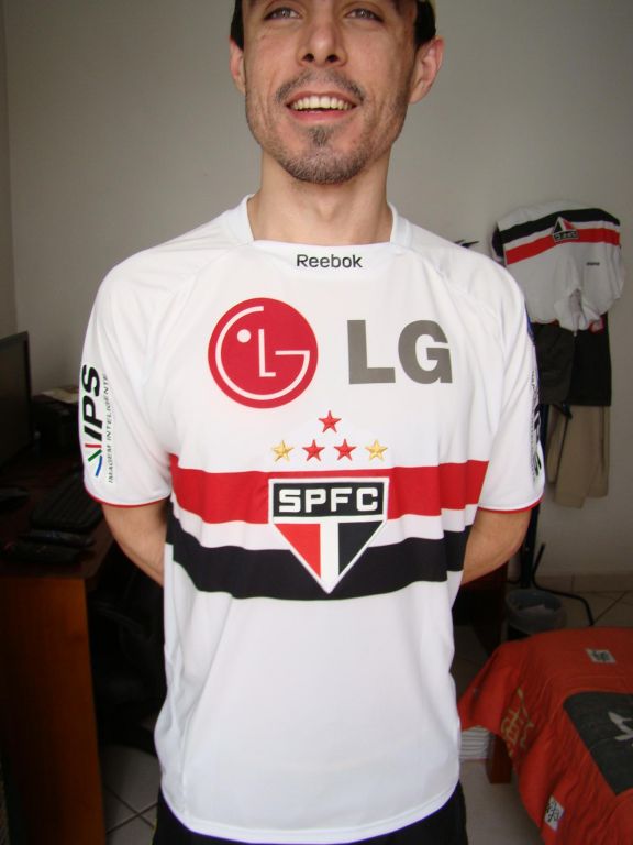 maillot são paulo fc domicile 2009 pas cher