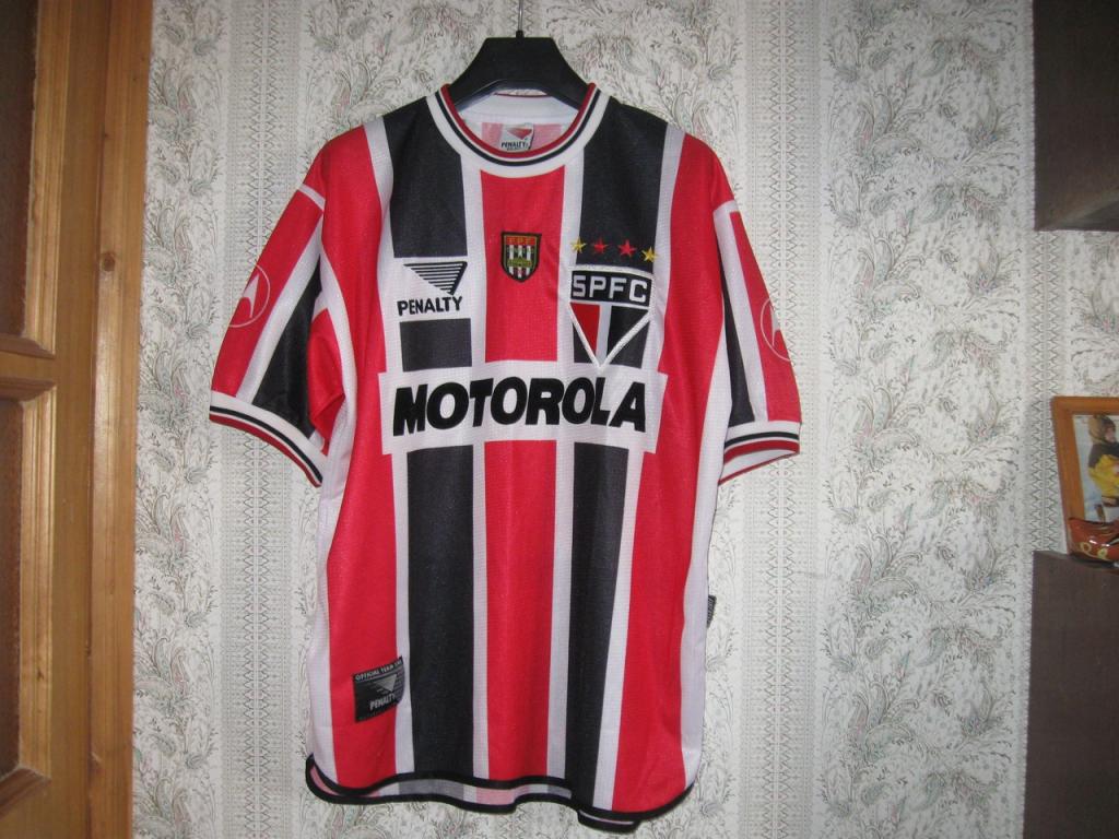 maillot são paulo fc exterieur 1999-2000 rétro