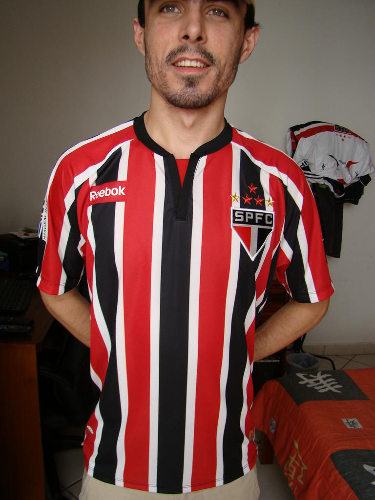 maillot são paulo fc exterieur 2010-2011 rétro