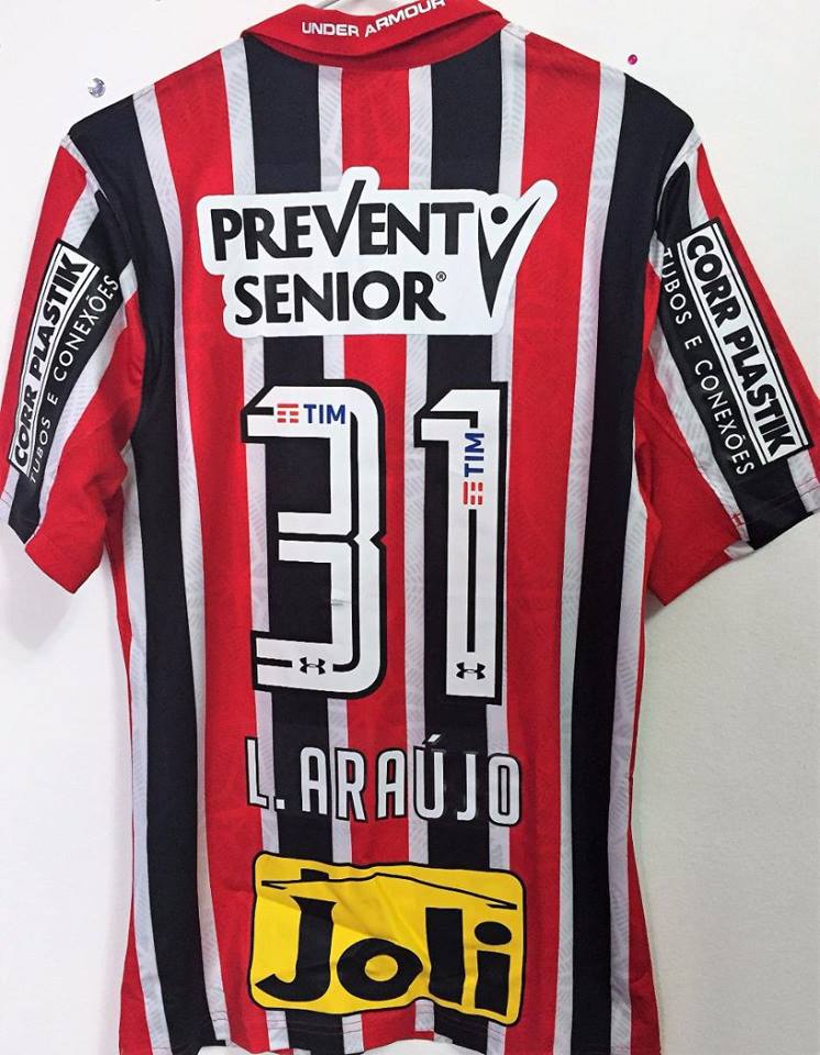 maillot são paulo fc exterieur 2016-2017 pas cher