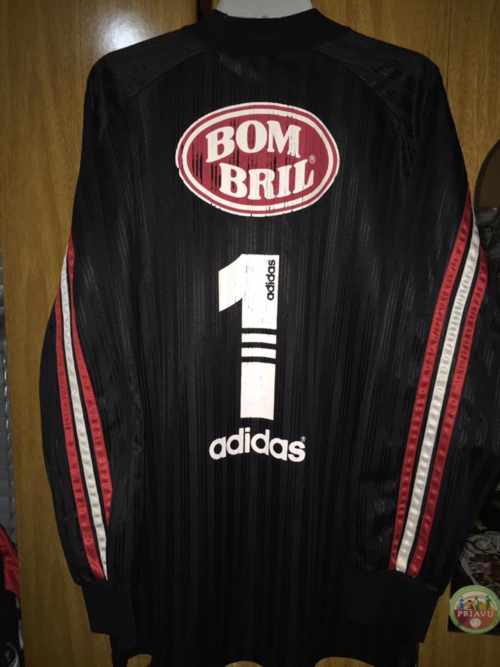 maillot são paulo fc gardien 1997-1998 rétro