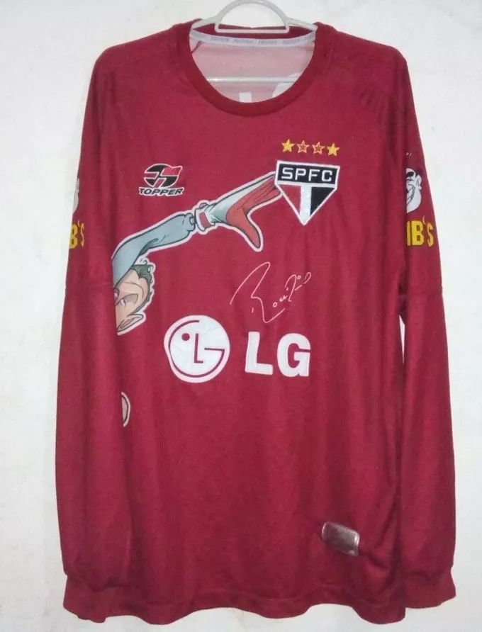 maillot são paulo fc gardien 2004 rétro