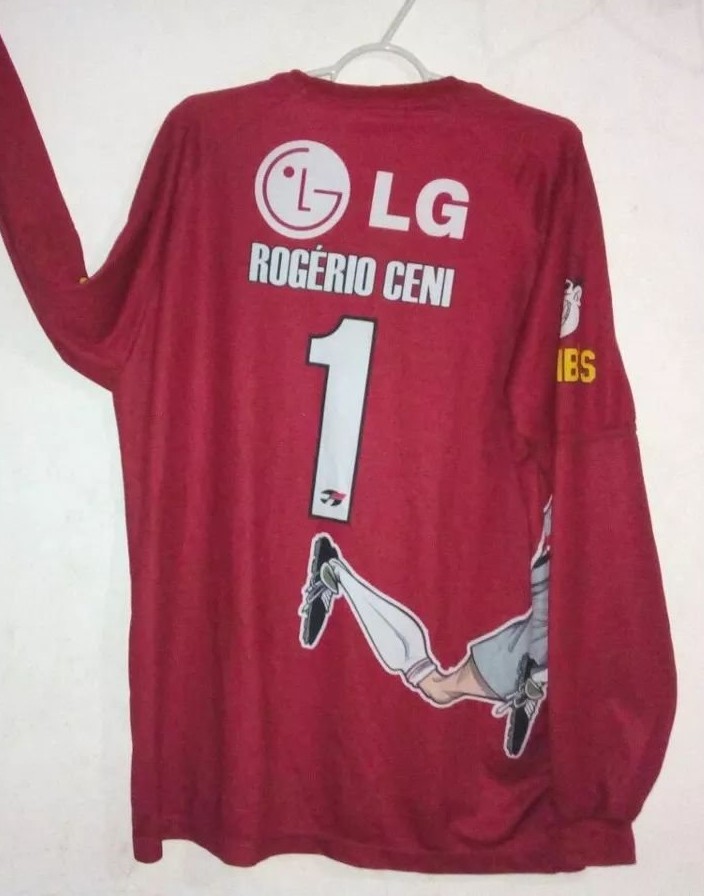 maillot são paulo fc gardien 2004 rétro