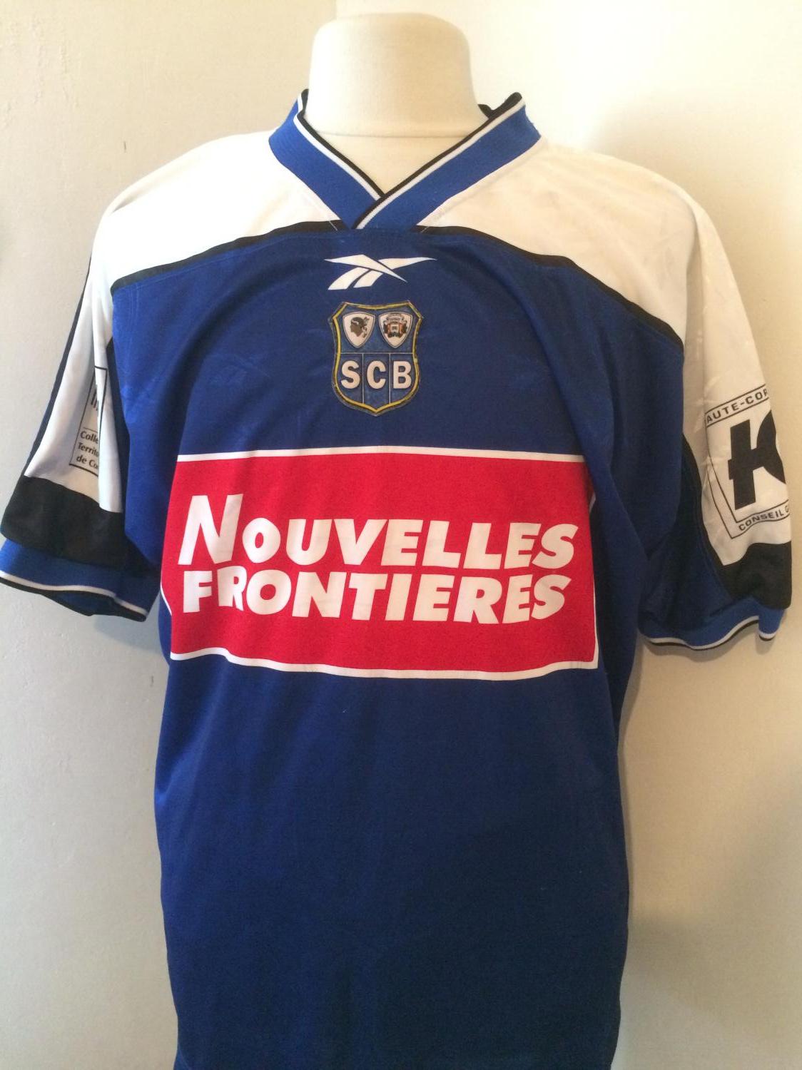 maillot sc bastia domicile 1999-2000 rétro