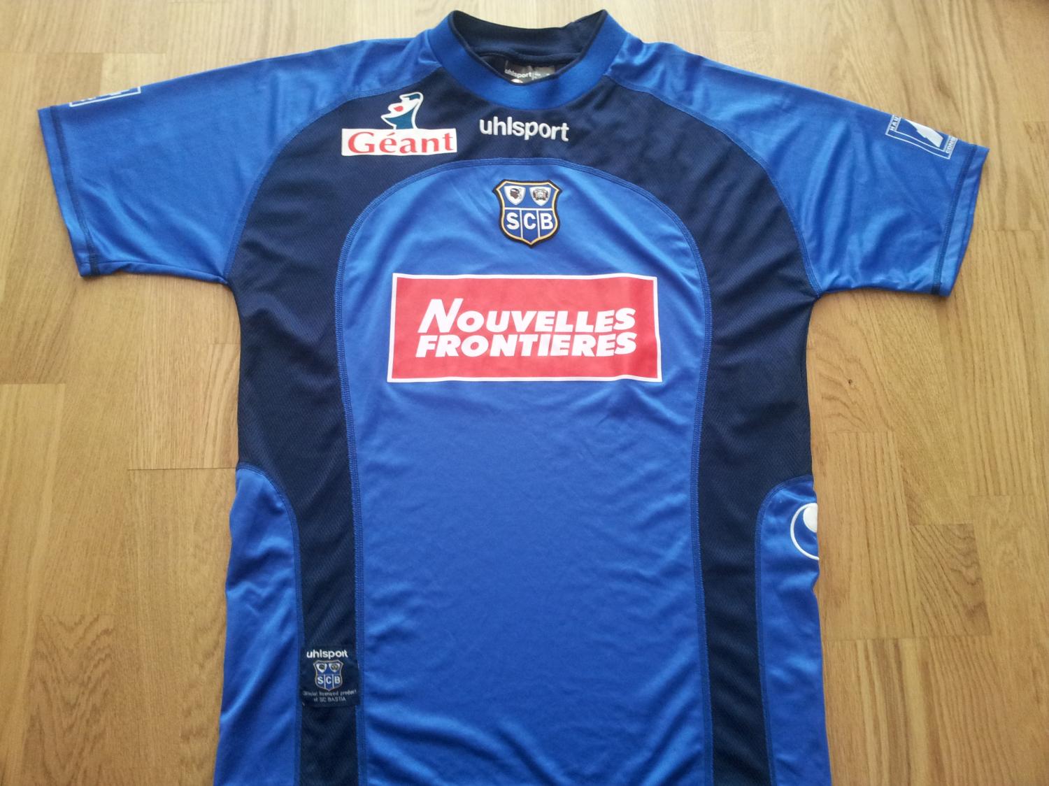 maillot sc bastia domicile 2005-2006 pas cher