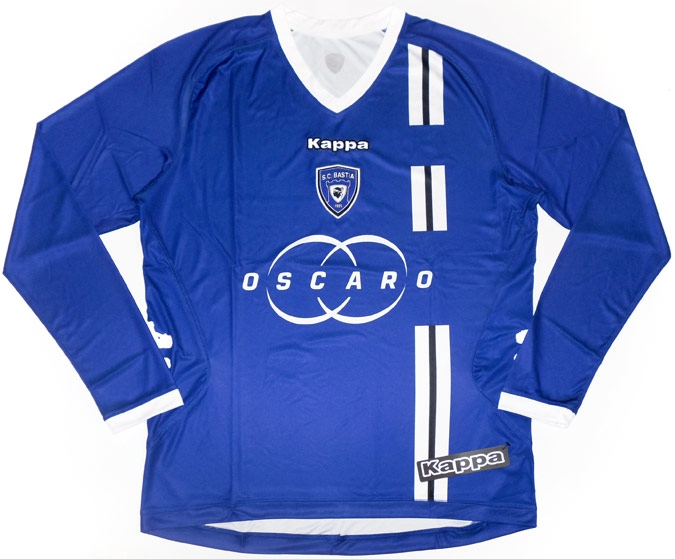 maillot sc bastia domicile 2012-2013 rétro