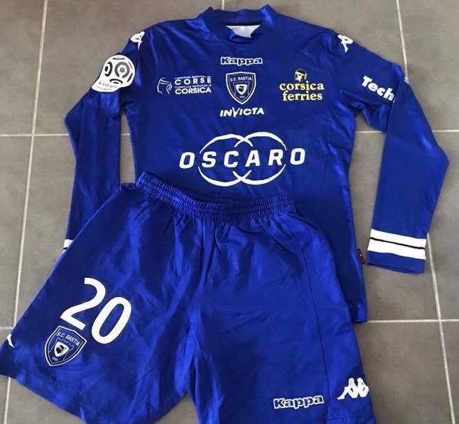 maillot sc bastia domicile 2013-2014 rétro