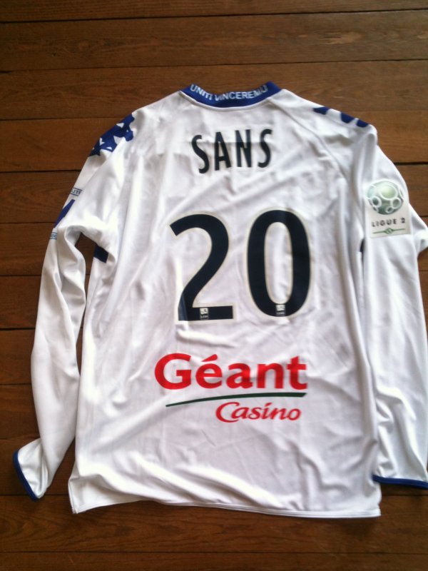 maillot sc bastia exterieur 2011-2012 rétro