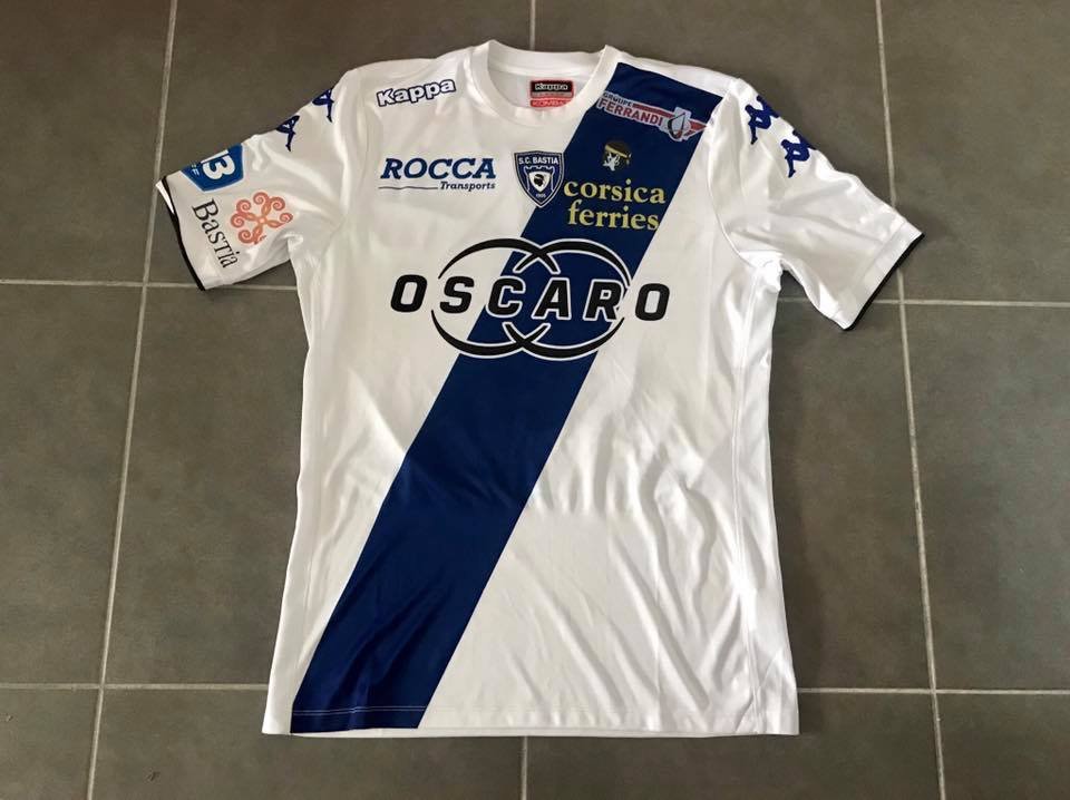 maillot sc bastia exterieur 2018-2019 pas cher