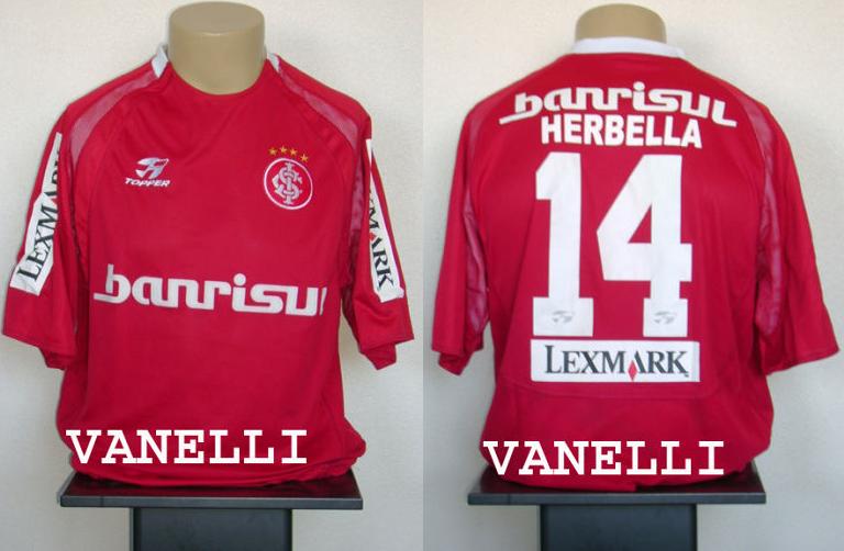 maillot sc internacional domicile 2004 rétro