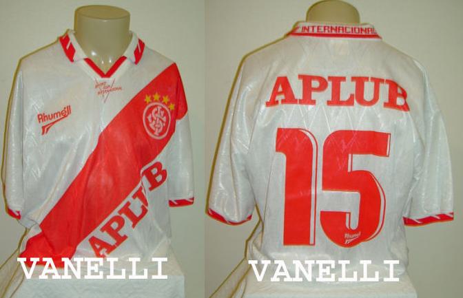 maillot sc internacional exterieur 1996 rétro