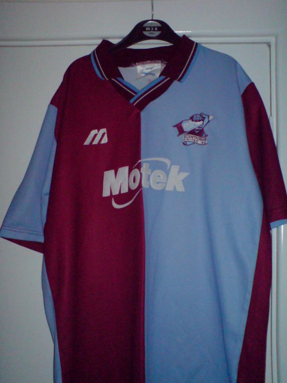 maillot scunthorpe united domicile 1998-2000 rétro