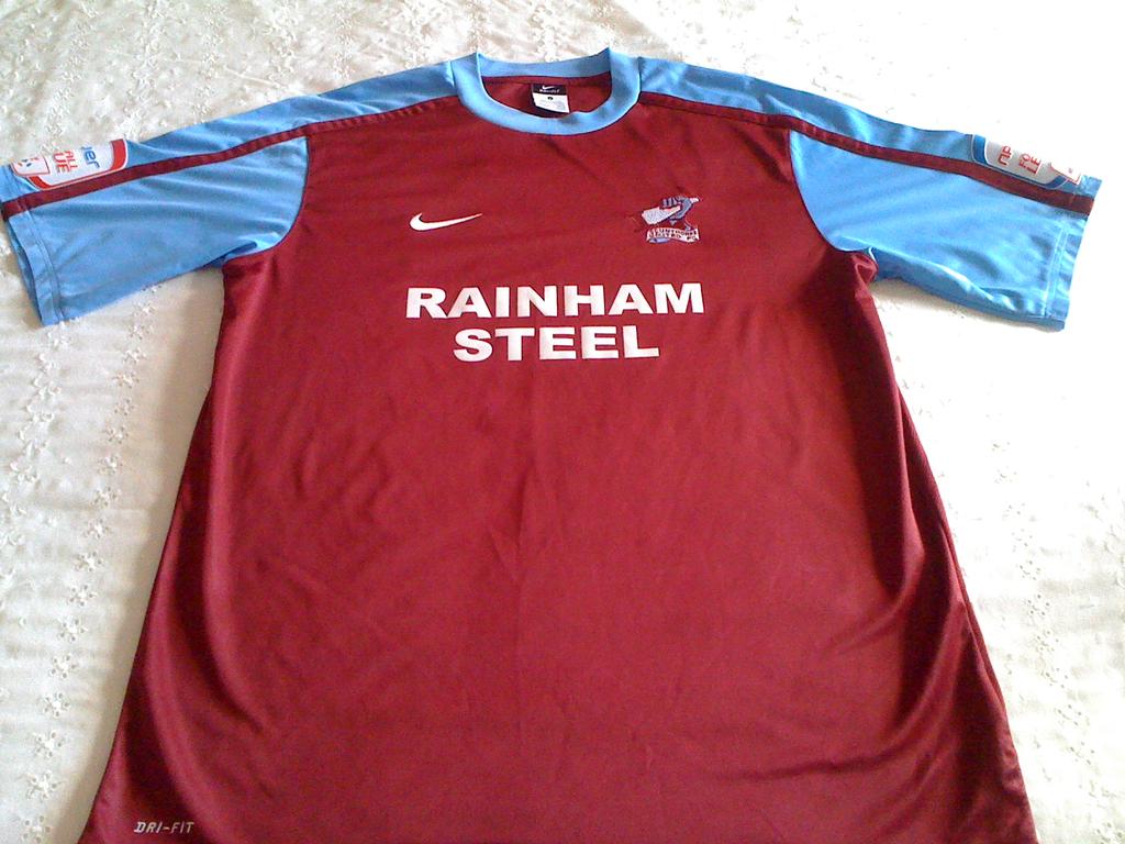 maillot scunthorpe united domicile 2010-2011 rétro