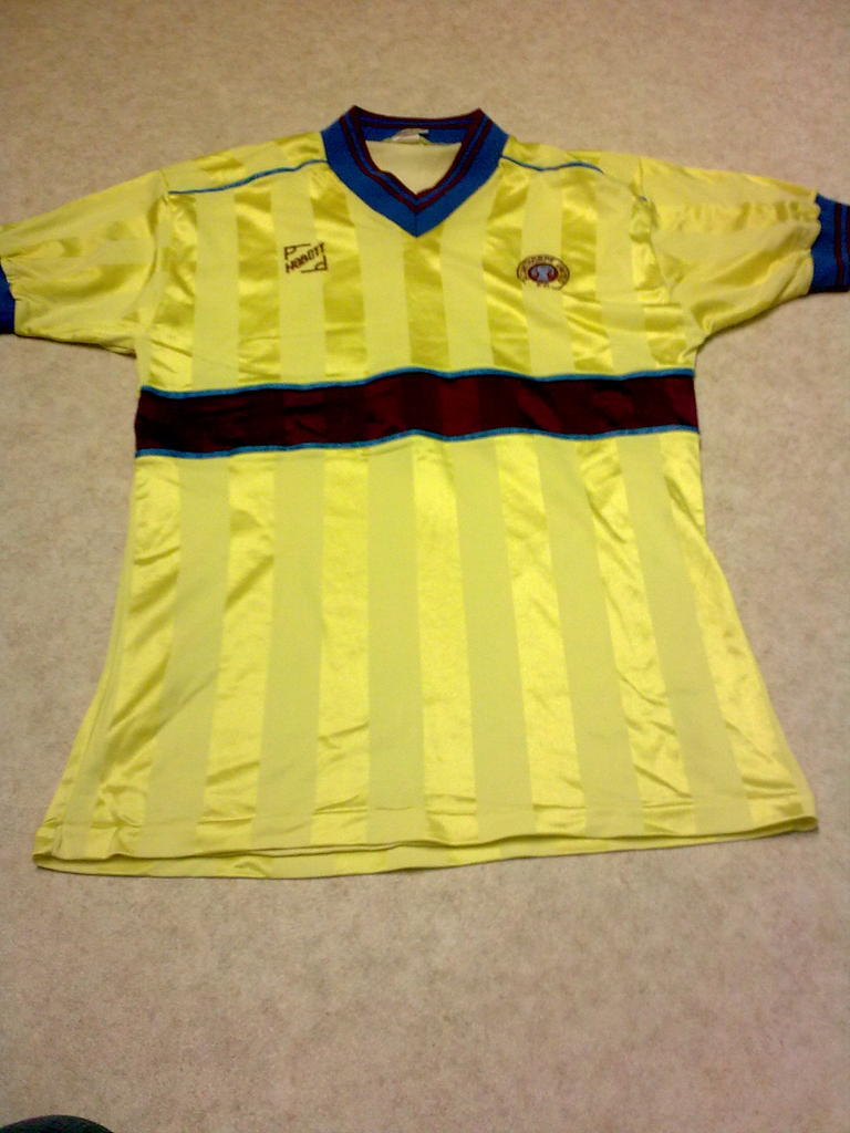 maillot scunthorpe united exterieur 1985-1987 rétro