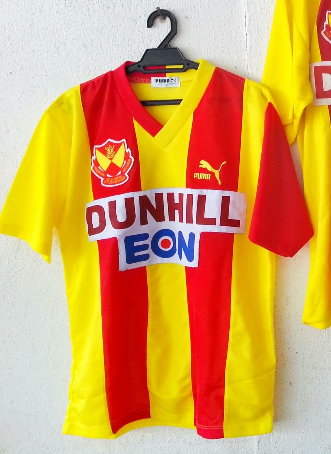 maillot selangor fa domicile 1992 rétro