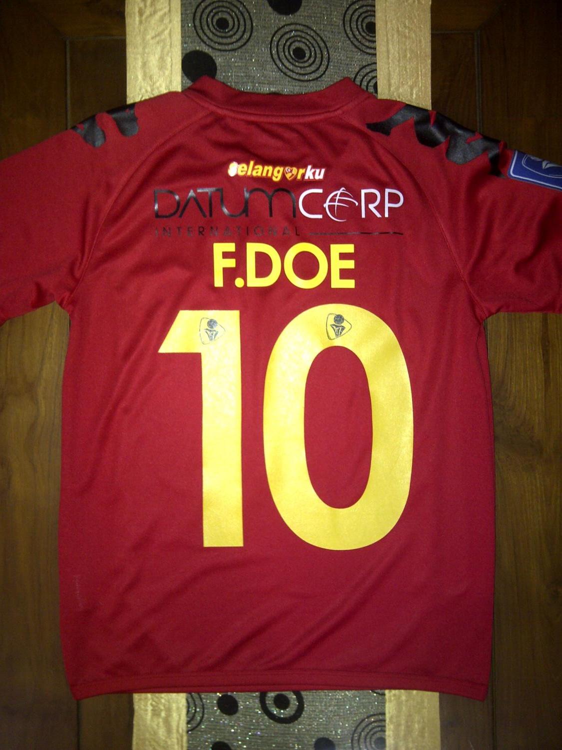 maillot selangor fa domicile 2013 pas cher