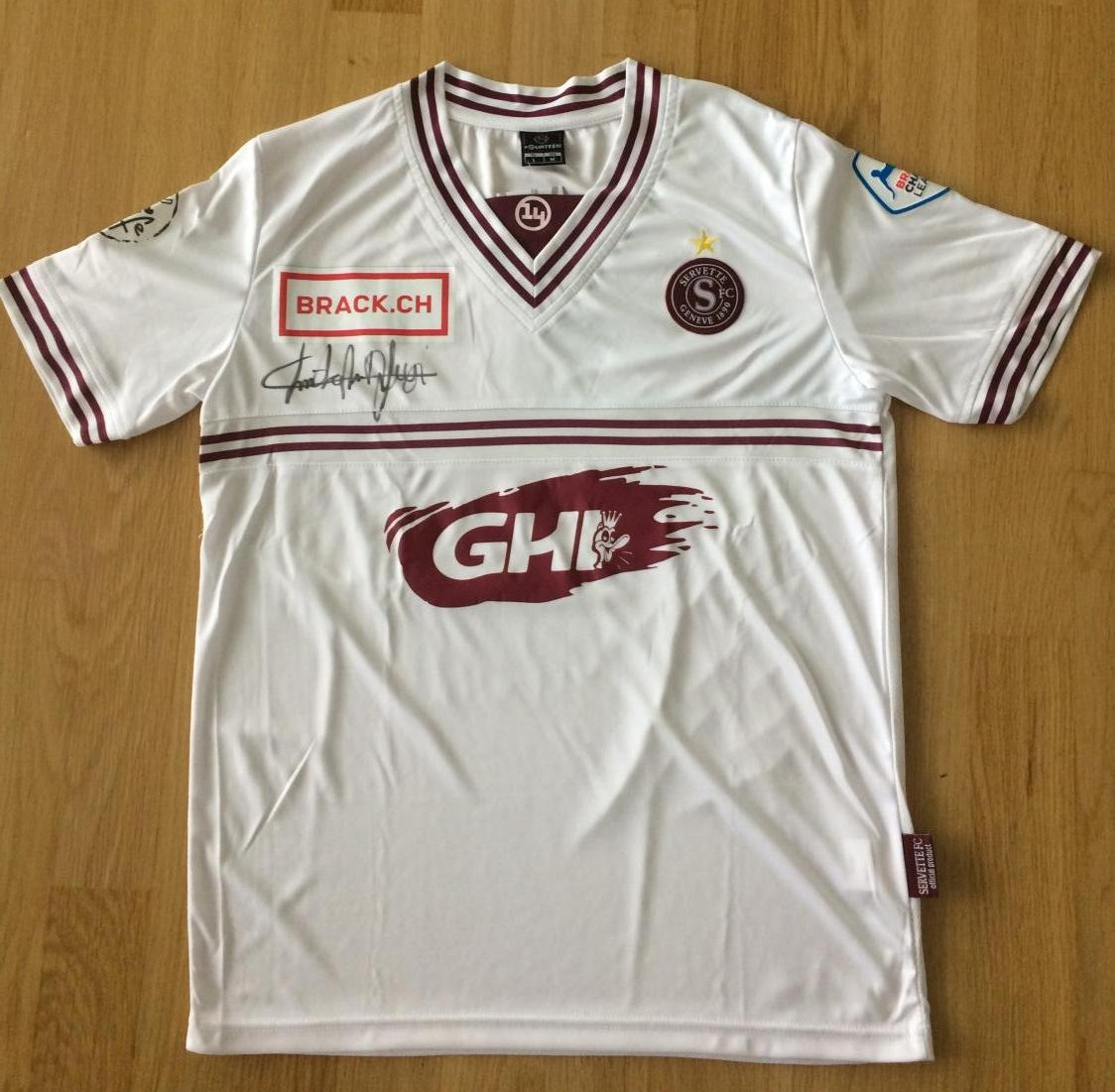 maillot servette fc exterieur 2013-2014 rétro