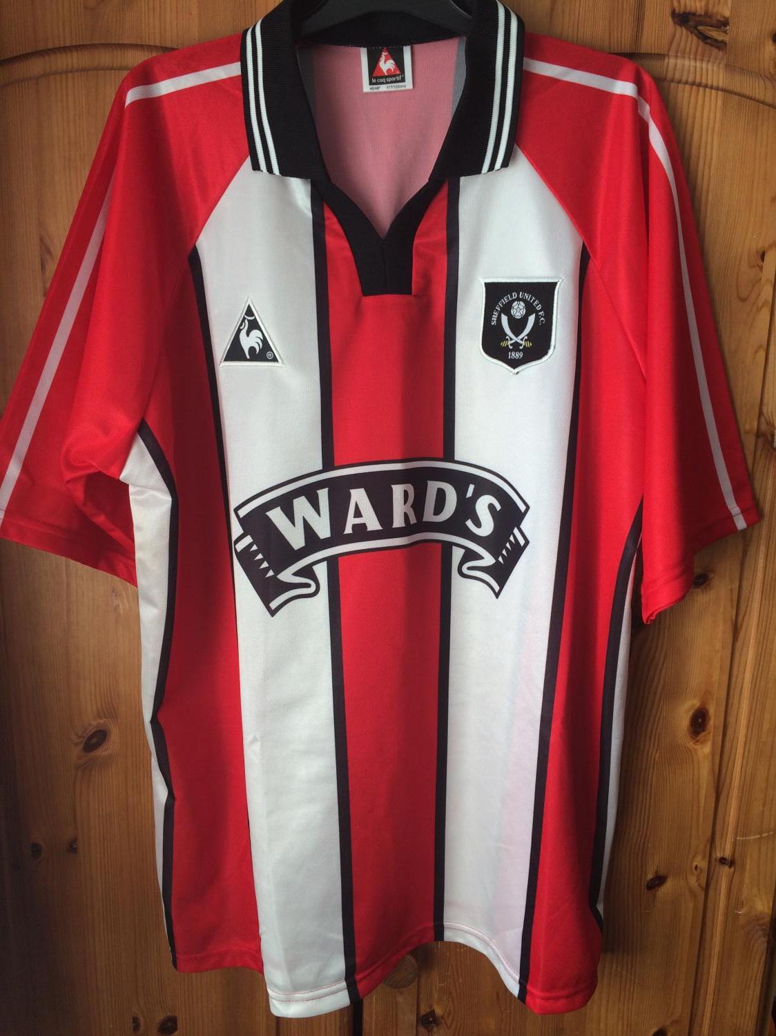 maillot sheffield united domicile 1997-1999 rétro