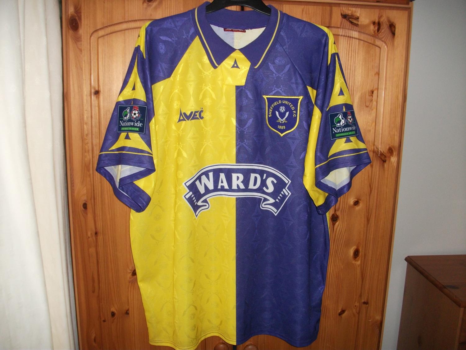 maillot sheffield united exterieur 1995-1997 pas cher