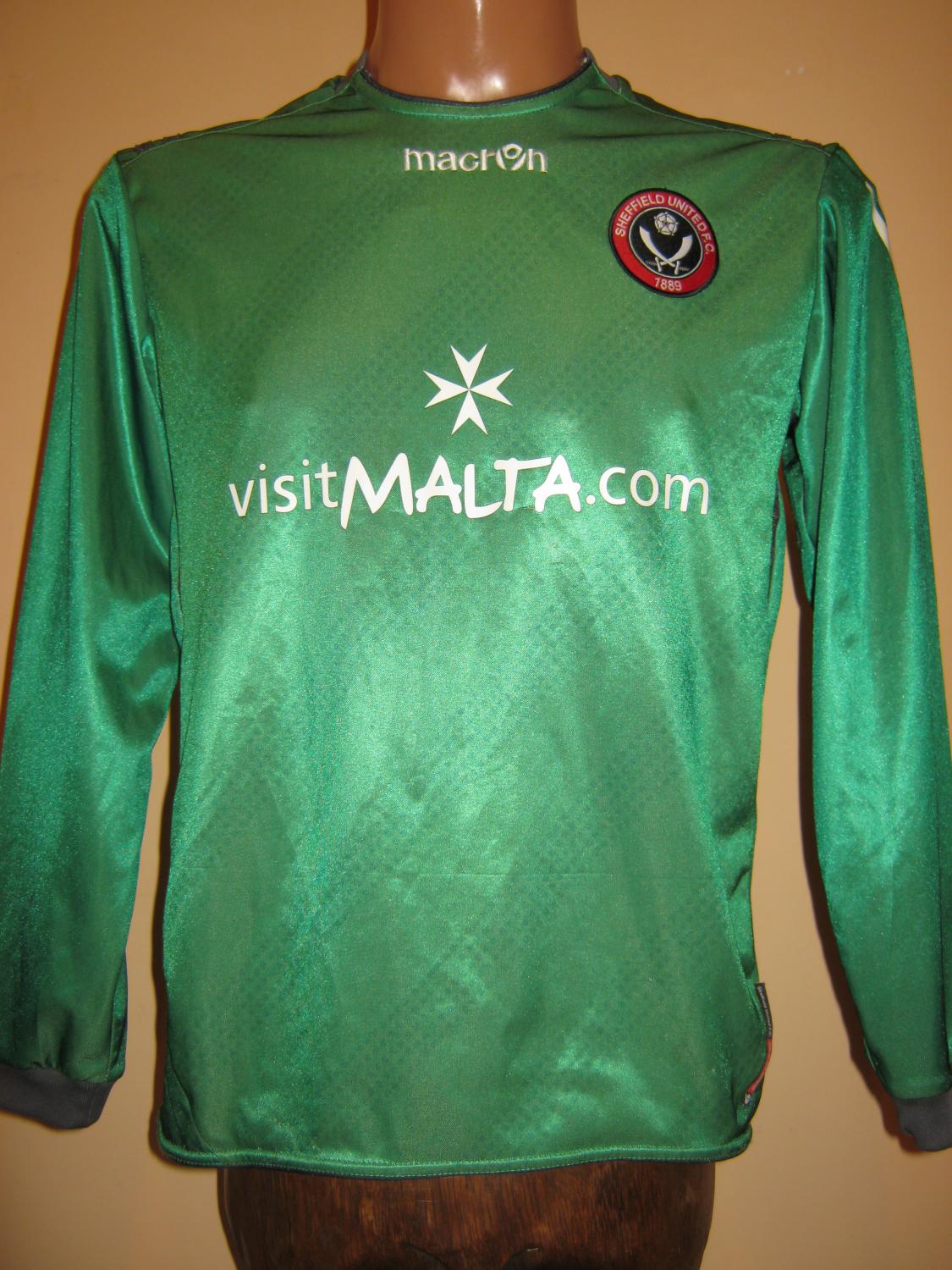 maillot sheffield united gardien 2010-2011 rétro