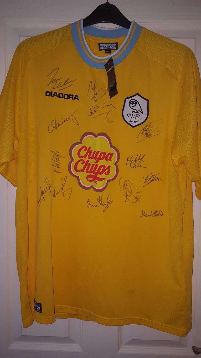 maillot sheffield wednesday exterieur 2001-2002 rétro