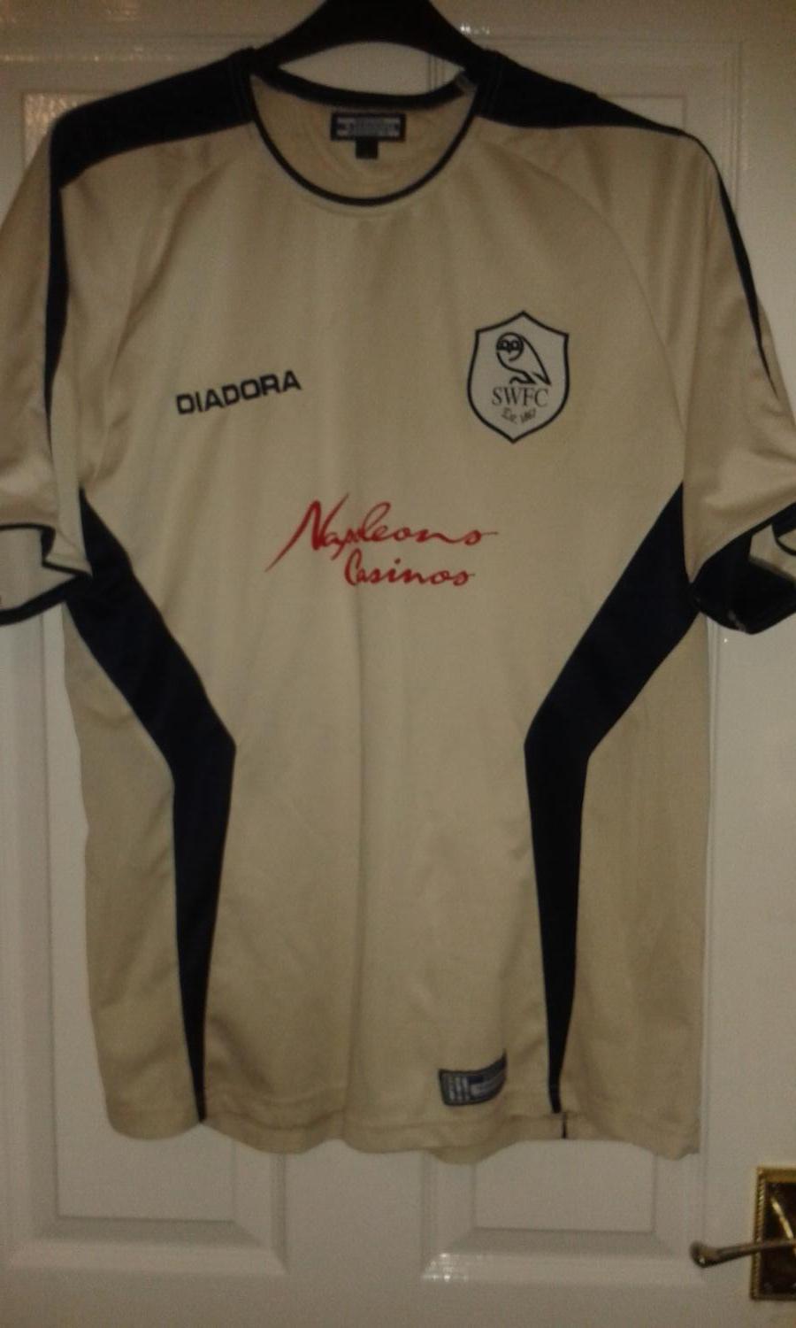 maillot sheffield wednesday exterieur 2003-2004 pas cher