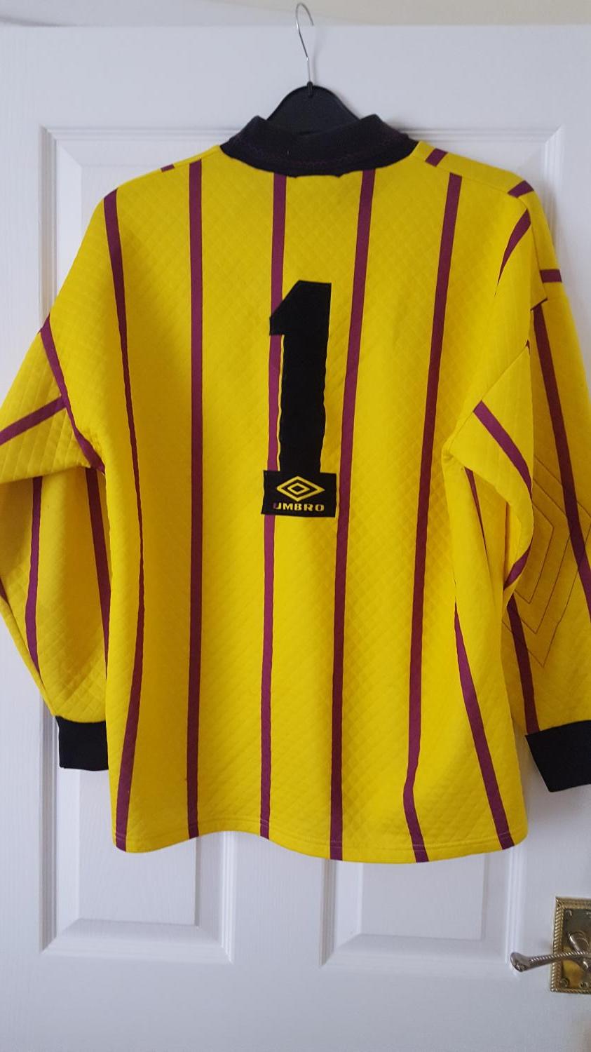 maillot sheffield wednesday gardien 1992-1993 pas cher