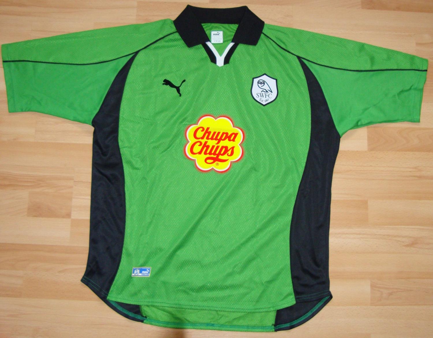 maillot sheffield wednesday gardien 2000-2001 rétro