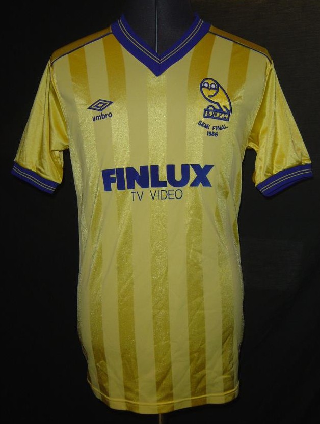 maillot sheffield wednesday particulier 1986 rétro