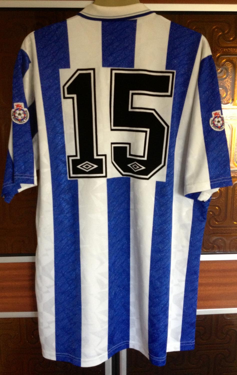 maillot sheffield wednesday réplique 1991 rétro