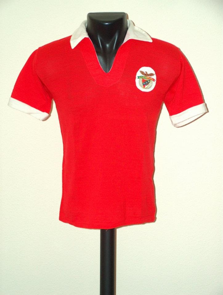 maillot sl benfica domicile 1960-1963 rétro