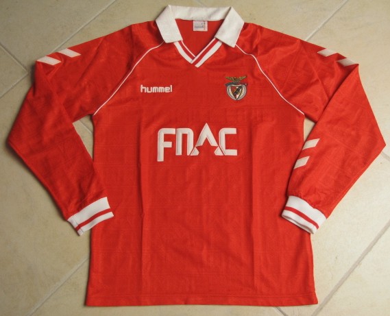 maillot sl benfica domicile 1990-1991 rétro