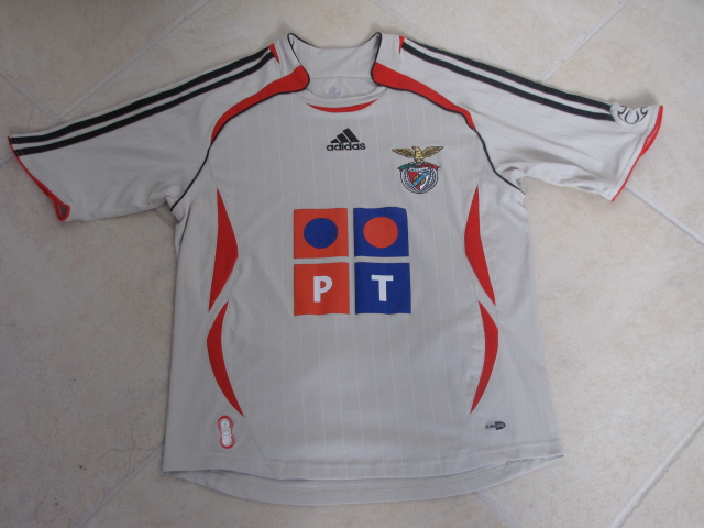 maillot sl benfica exterieur 2006-2007 rétro