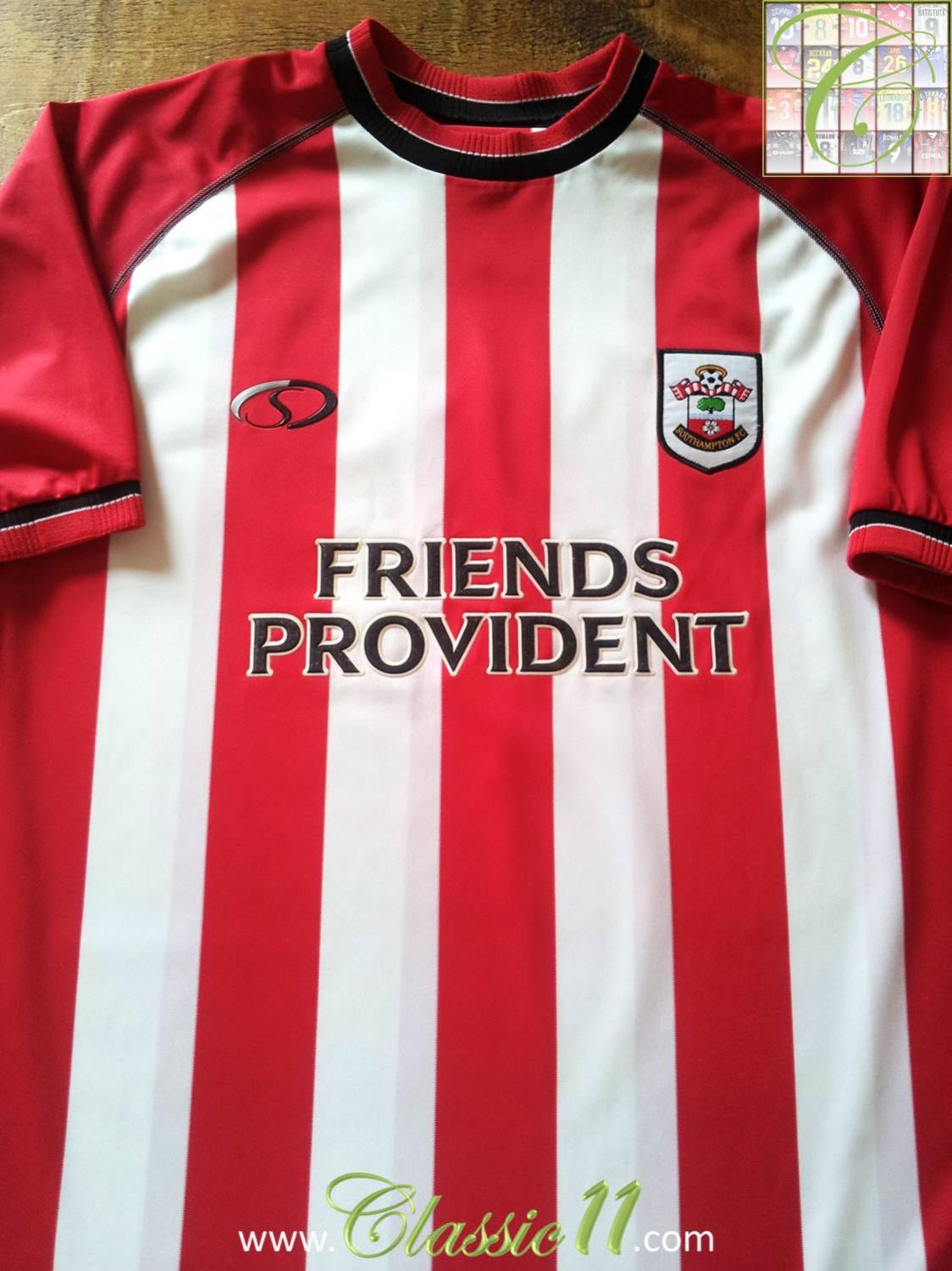 maillot southampton fc domicile 2003-2005 rétro