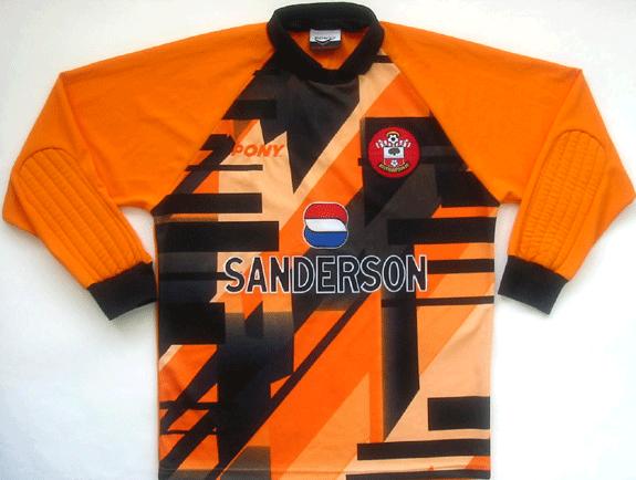 maillot southampton fc gardien 1997-1998 rétro