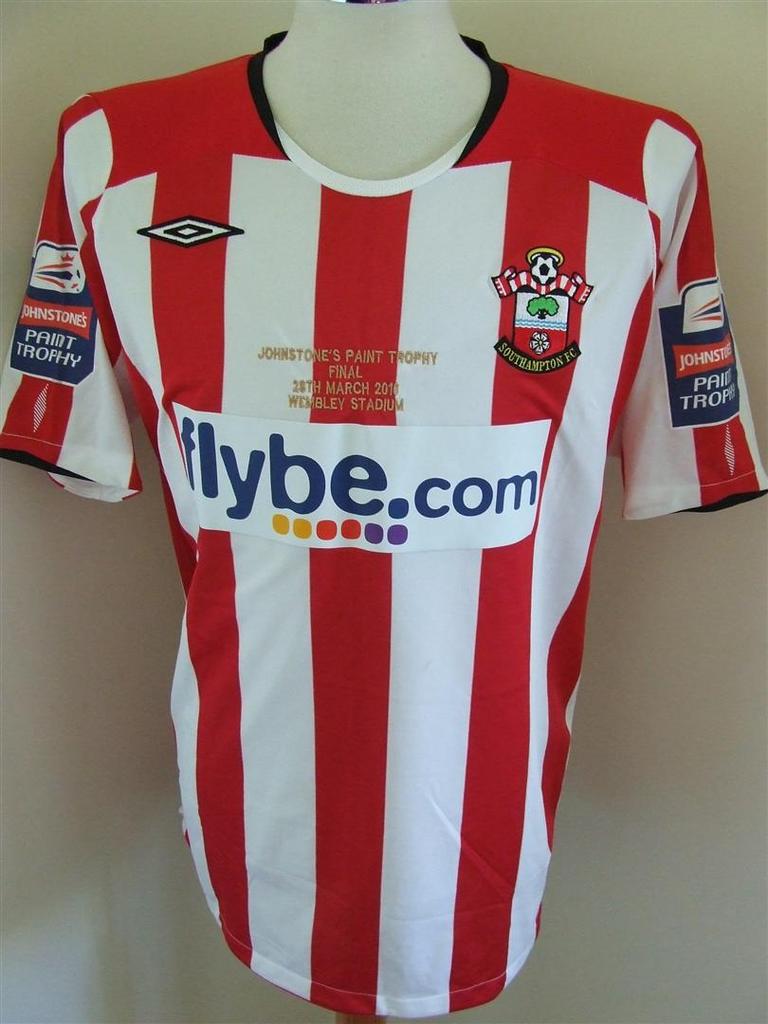 maillot southampton fc réplique 2009-2010 rétro