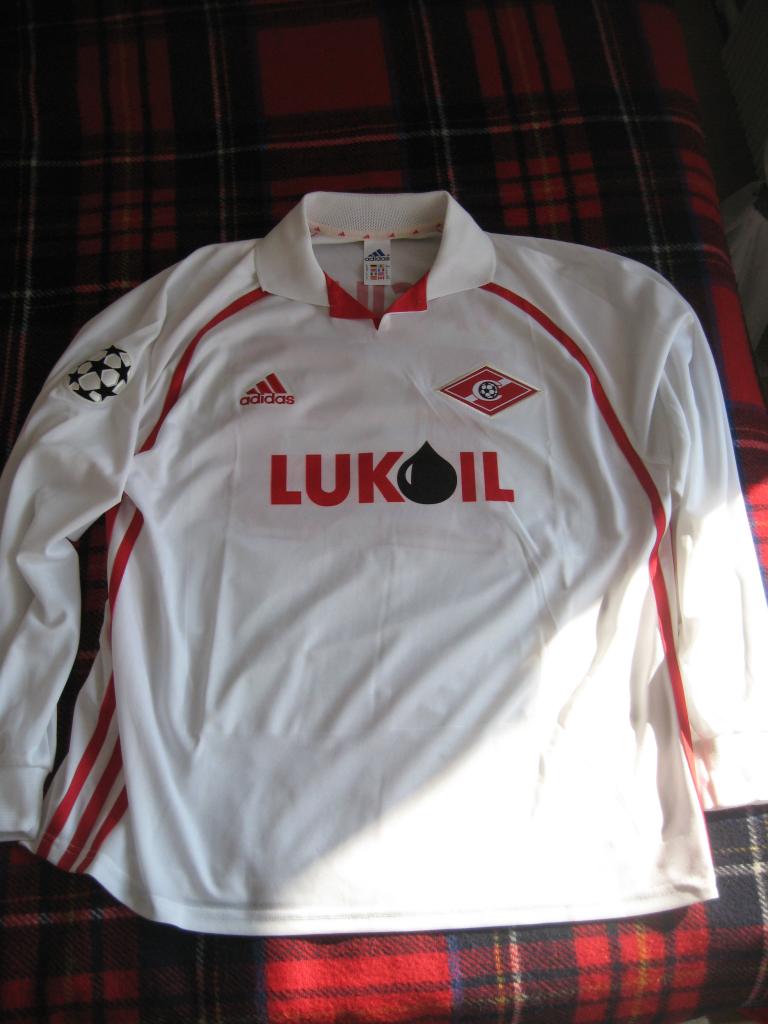 maillot spartak moscou exterieur 2001 rétro