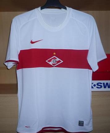 maillot spartak moscou exterieur 2009-2010 pas cher