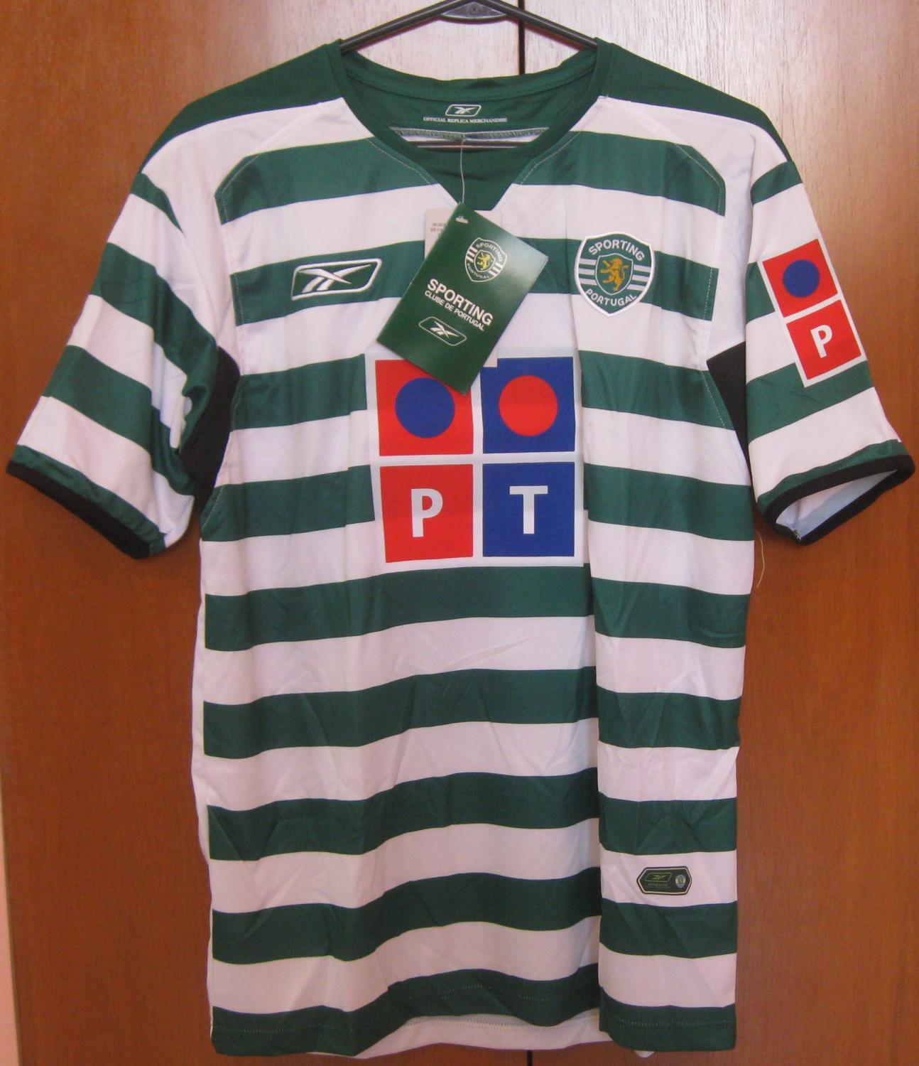 maillot sporting cp domicile 2004-2005 rétro